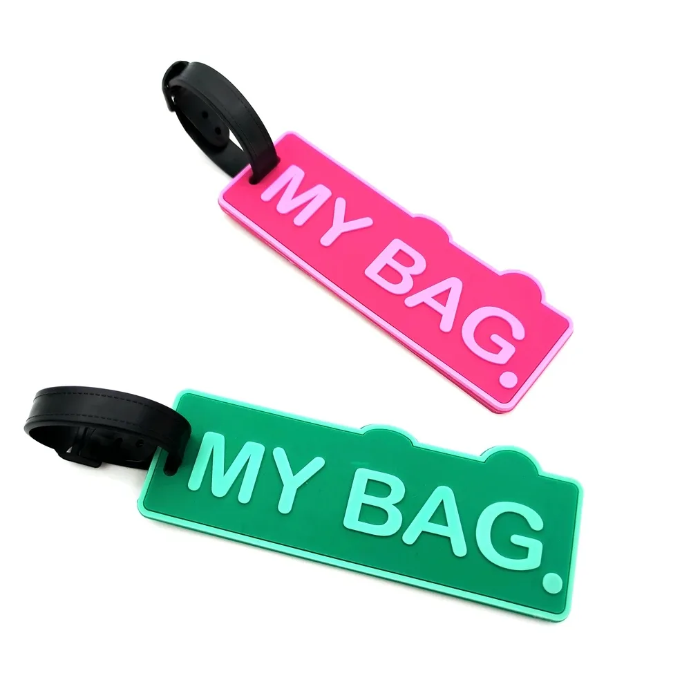 pendentif d'étiquette de bagage de lettre minimaliste, étiquette de bagage d'aéroport de voyage, étiquette d'identification anti-perte, étiquette de nom de bagage, mâle et 600, 1pc