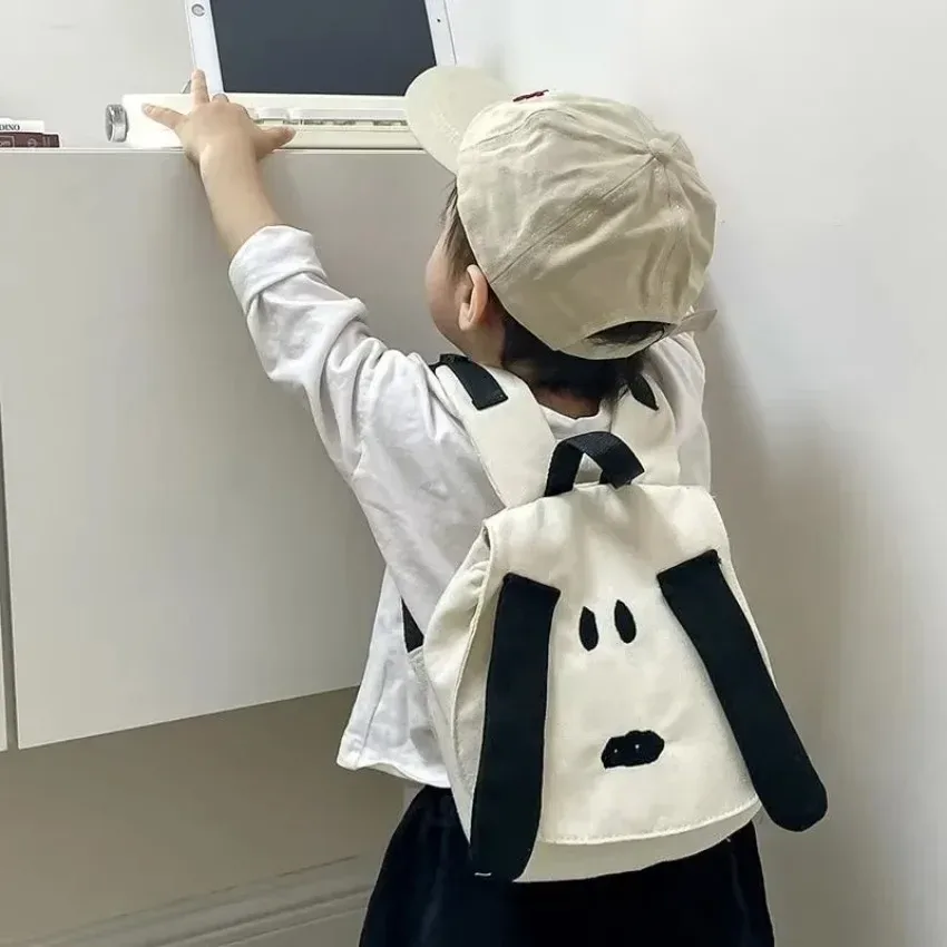 1 pièces sac à dos dessin animé chien mignon garçons et filles mode toile sac de voyage