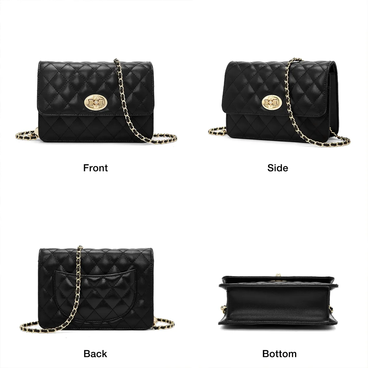 foxer sac à bandoulière et sac à main en cuir croisé pour femme, sac classique à chaîne, cadeau pour femme, petite amie