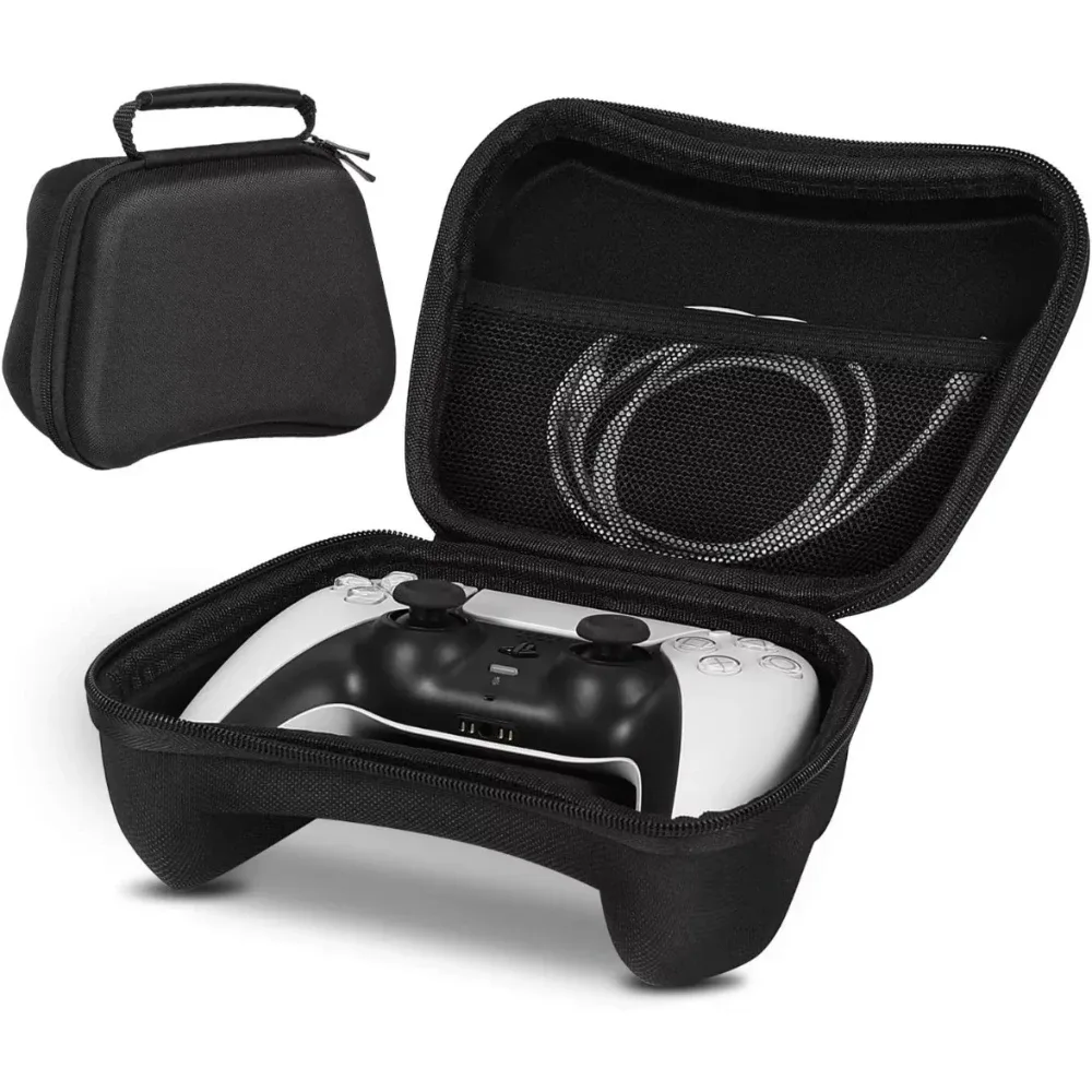 Sac de rangement pour manette de jeu en EVA rigide, antichoc, anti-chute, sac à main portable compatible avec Switch Pro PS5, anti-poussière