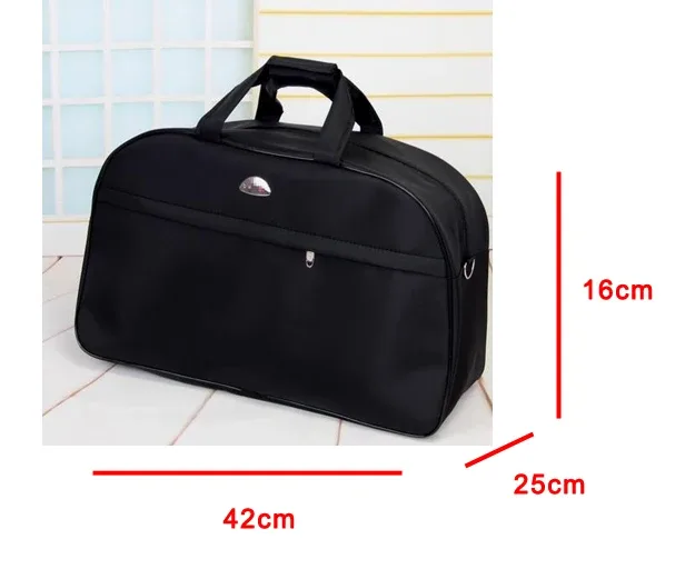 sac polochon de voyage en cuir pu pour femmes et hommes, sac de voyage étanche de grande capacité, sac de bagage multifonction à fermeture éclair, offre spéciale