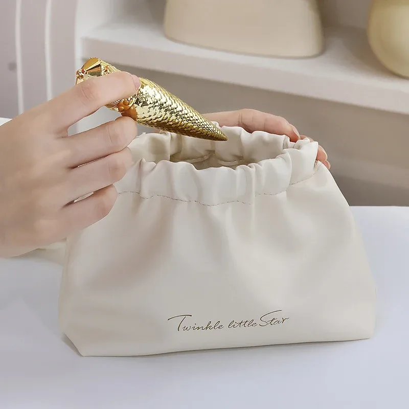 pochette de rangement portable en pu pour maquillage, mini rouge à lèvres, clés, bijoux, organiseur numérique, petite trousse de toilette pour femmes