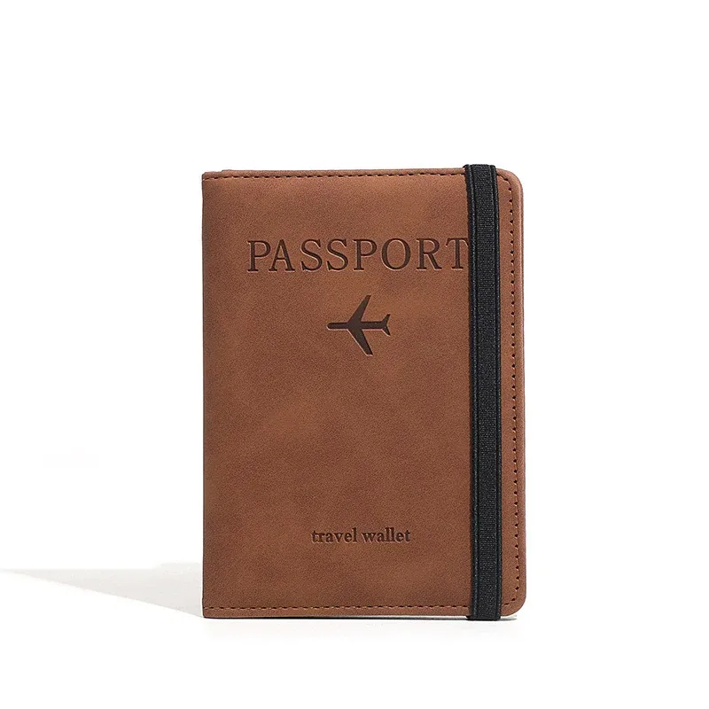 porte-passeport et visa pour hommes, accessoires de voyage, porte-cartes bloquant rfid, portefeuilles pour femmes, sacs et porte-monnaie pour passeport