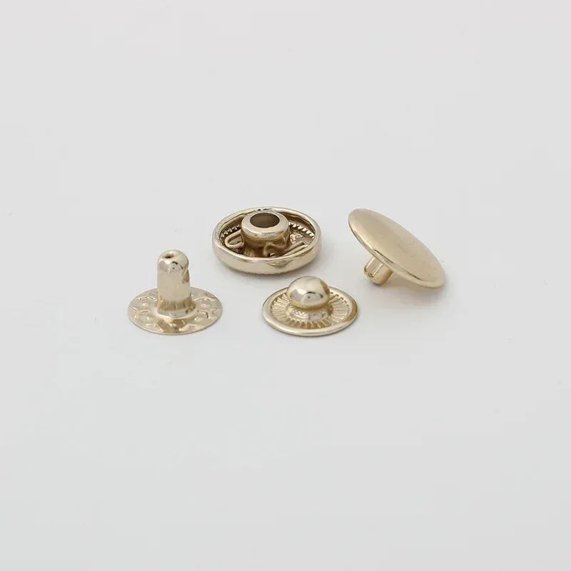 lèvent pression décoratifs en cuivre arc-en-ciel pour vêtements et sacs à dos, boutons à pression en métal, 10 couleurs, 12mm, 20-100 ensembles
