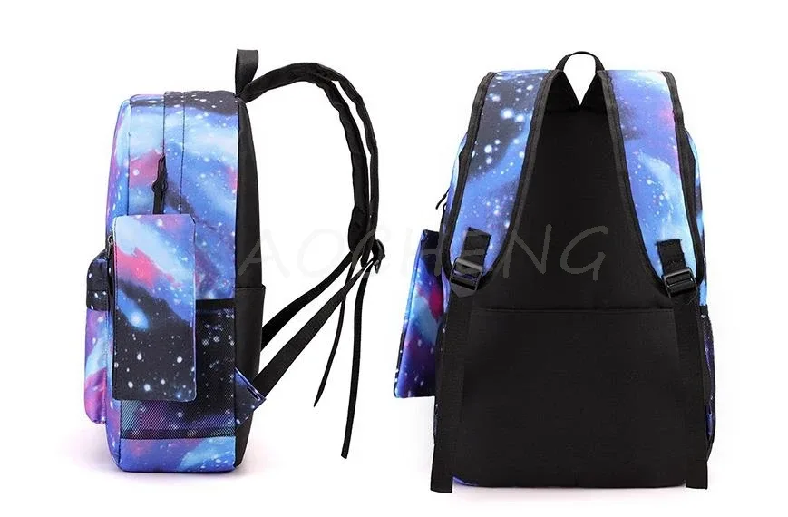 nouveau capybara anime imprimer 3 pièces/ensemble sac à dos adolescent garçon sac d'école ordinateur portable sac à dos école cadeau sac à dos avec sac à bandoulière décontracté