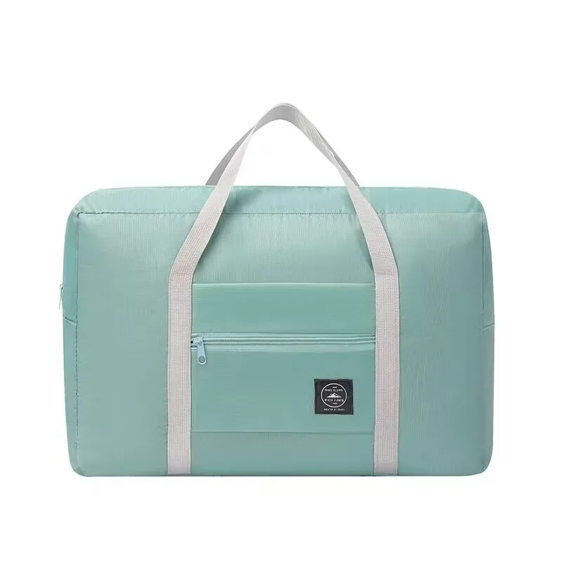 sac de voyage pliable de grande capacité, sac à main avec bandoulière, sac de rangement multifonctionnel anti-poussière