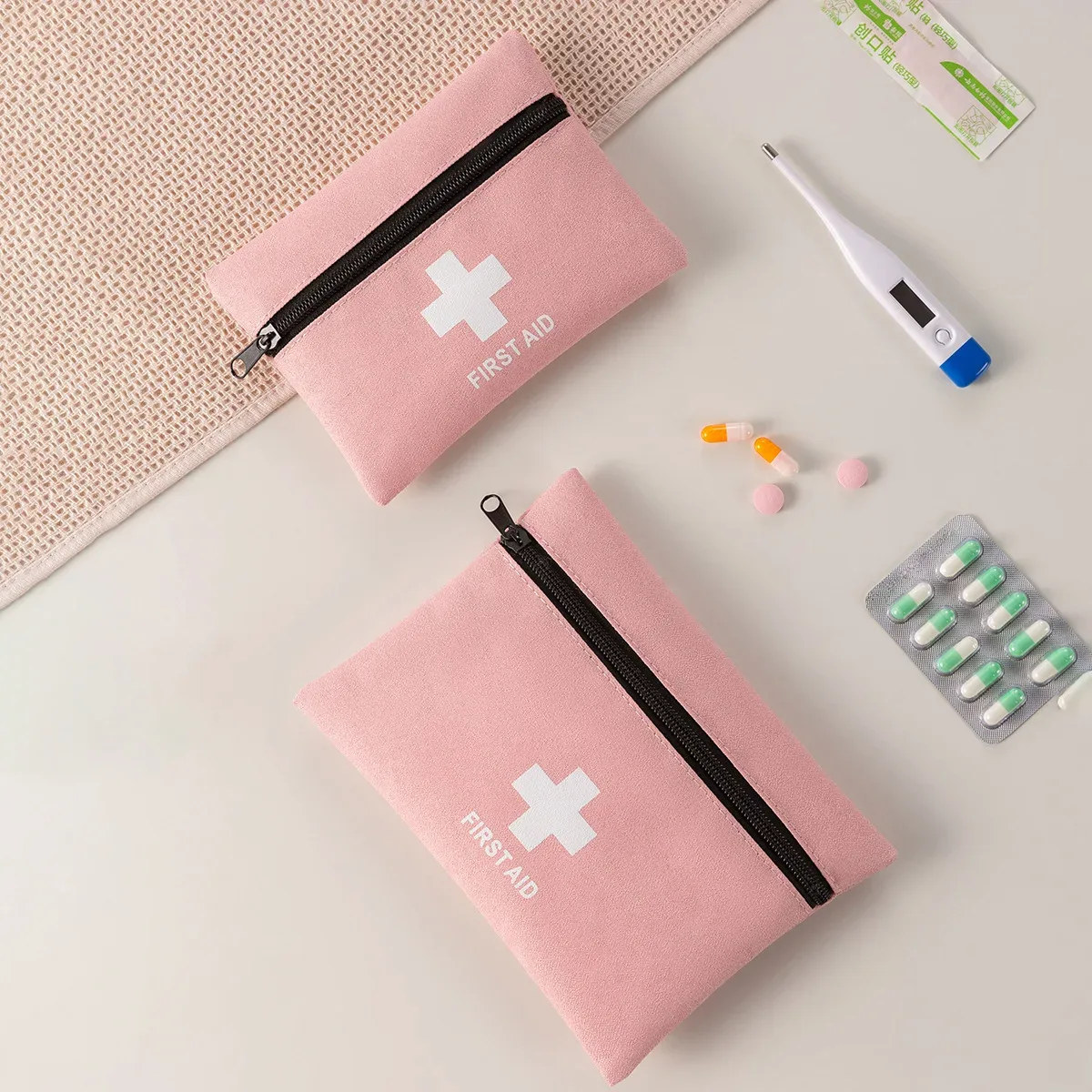 Sac à médicaments Portable d'extérieur de grande capacité pour hommes et femmes, petit voyage, fournitures médicales, outils, pochette de rangement, fourre-tout, sac à capsules