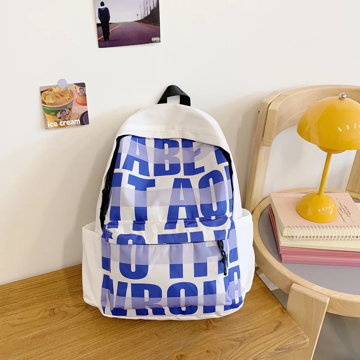 sac à dos scolaire pour femmes, sac à dos tendance avec une grande capacité, adapté aux activités quotidiennes et aux voyages