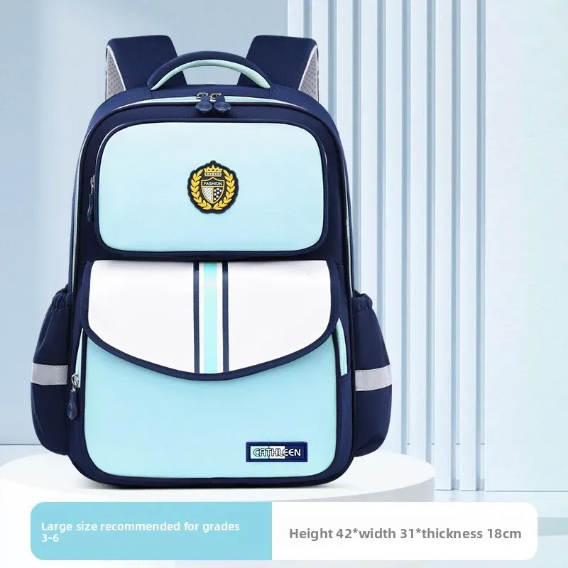 sac à dos d'école pour enfants de la 1re à la 6e année, pour garçons et filles, tissu oxford léger, imperméable et durable, avec design ergonomique