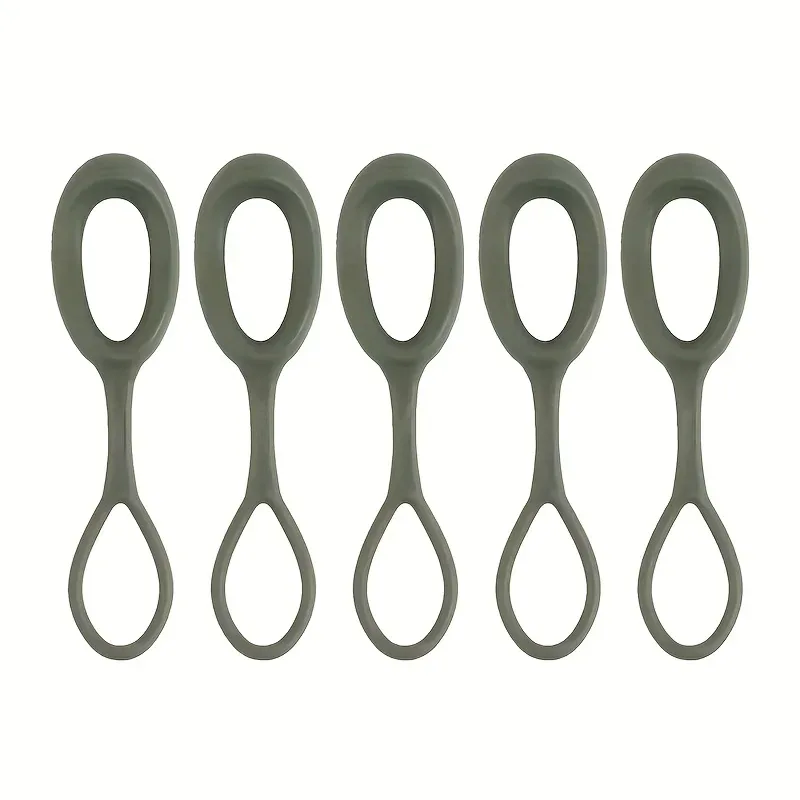 extracteur de fermeture éclair de remplacement, corde à fermeture éclair en tpu à haute résistance pour vêtements et sacs d'extérieur, accessoires de sac à dos tactique 5 pièces