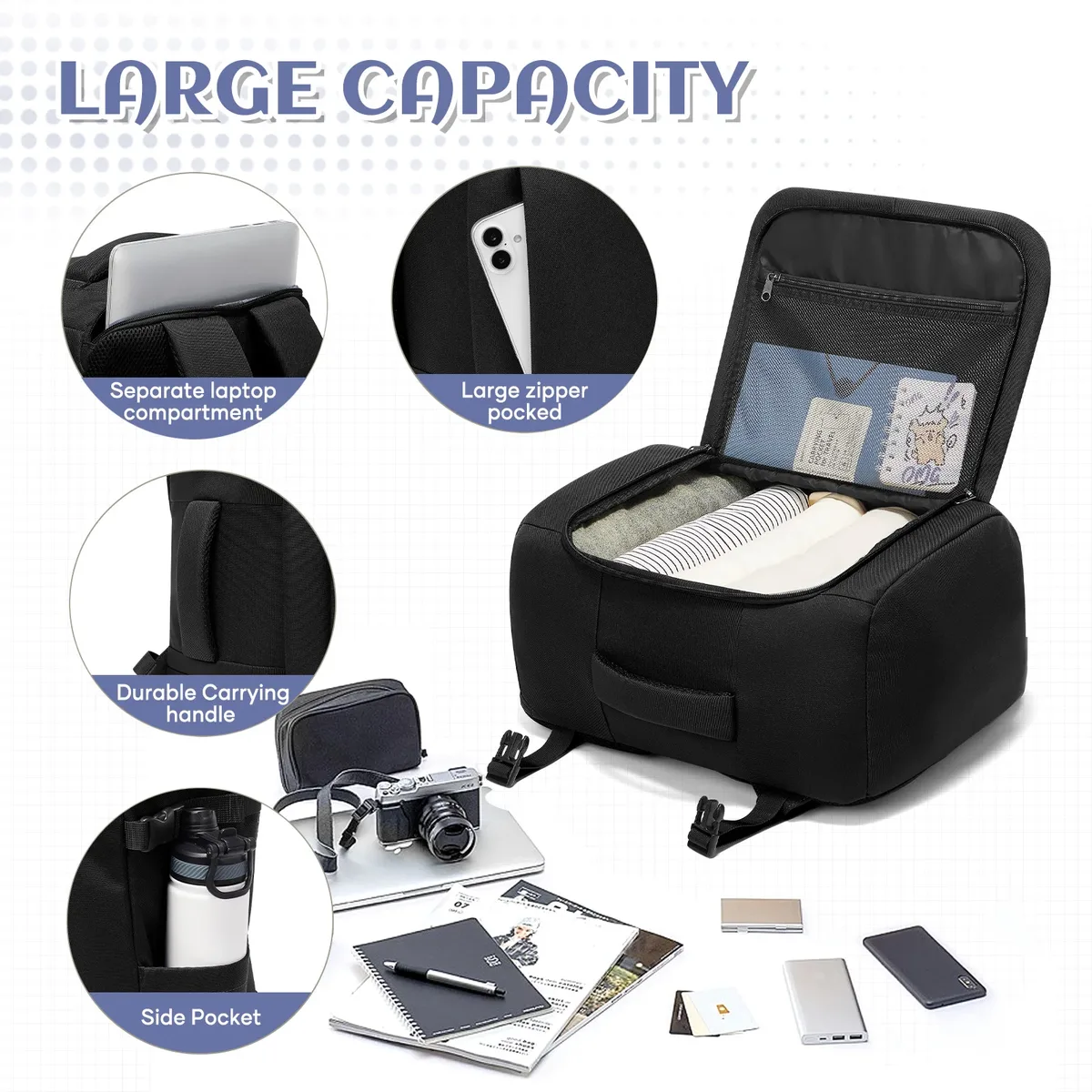 sac à dos pour homme, sac à dos portable, sac de voyage, taille cabine, sac à dos 40x30x20, sac cabine ryanair, bagage à main, sac à dos pour ordinateur portable