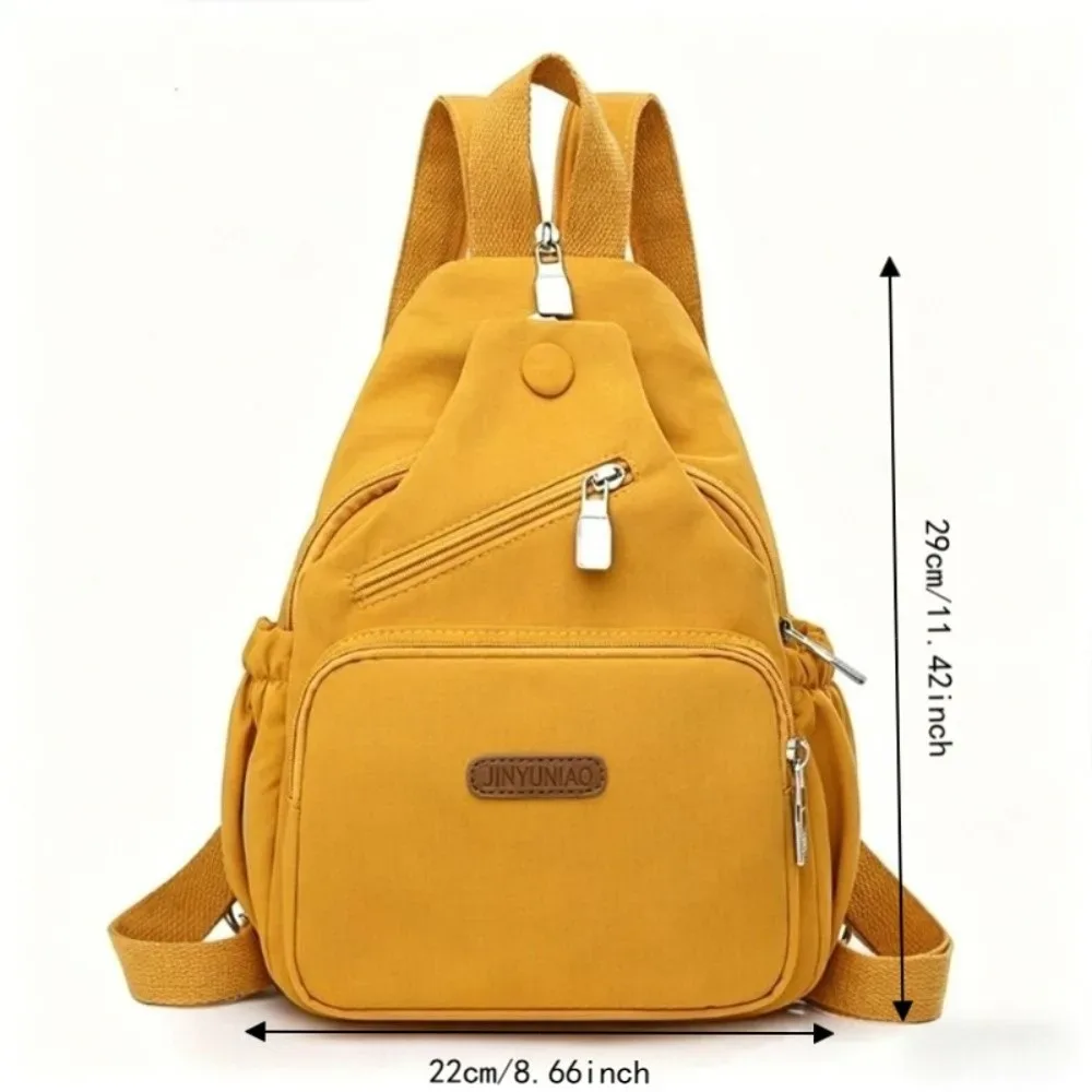 sac de poitrine portable léger multifonctionnel, sac à dos bandoulière, grande capacité, imperméable, pour usage quotidien