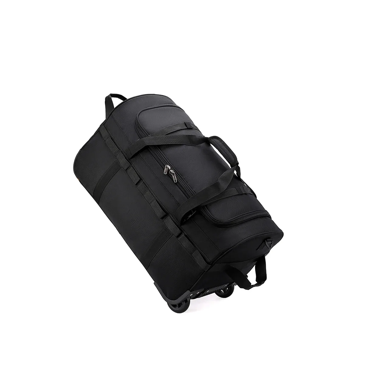 sac de chariot d'extérieur de grande capacité, sac de voyage, sac polochon, sac à carreaux de compagnie aérienne, sac à dos, sac de remorqueur avec poulies