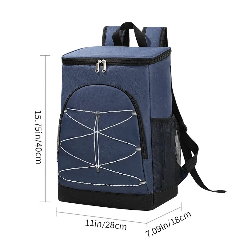 haute qualité style coréen simple mode nourriture garder frais sac à dos voyage camping pique-nique sac grande capacité outsite sacs isothermes