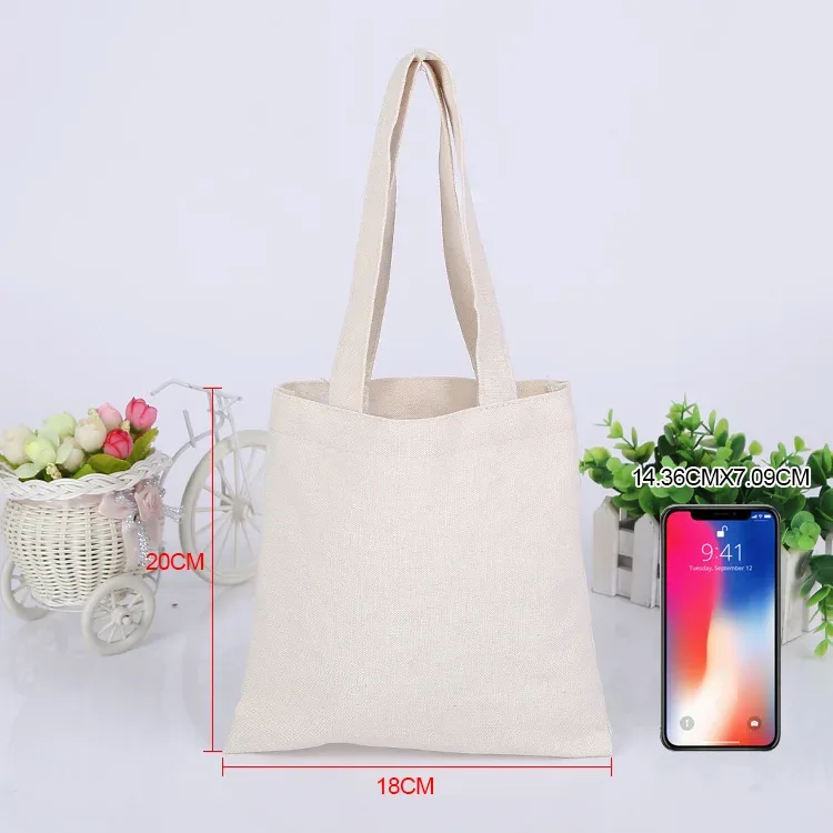100 pièces/lot, vente en gros, sacs fourre-tout en toile de grande capacité, logo personnalisé, sacs réutilisables en coton écologique, sacs de courses promotionnels