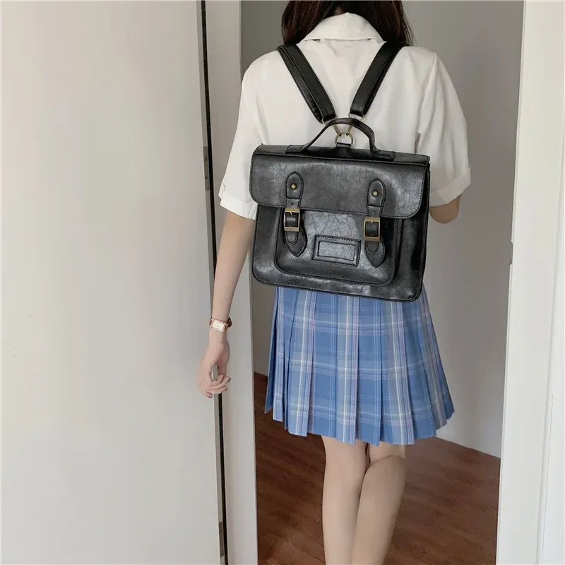 sac à dos vintage coréen pour femmes, sac à épaule multifonctionnel pour étudiantes, sac d'école pour dames, fourre-tout de voyage