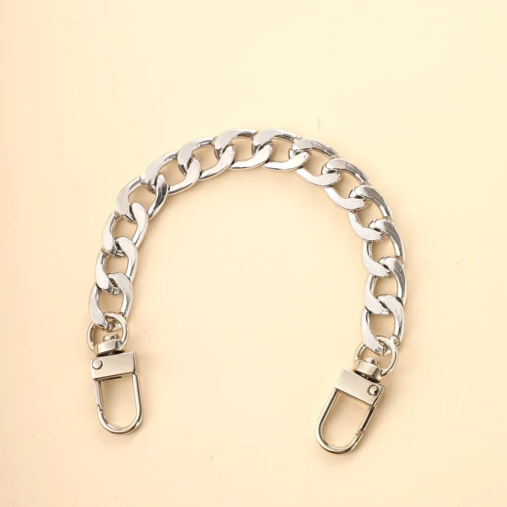20 cm sac chaîne accessoire or sac à bandoulière chaîne d'extension sac en métal chaîne sangle sac à bandoulière pièces ceinture chaîne sacs or noir