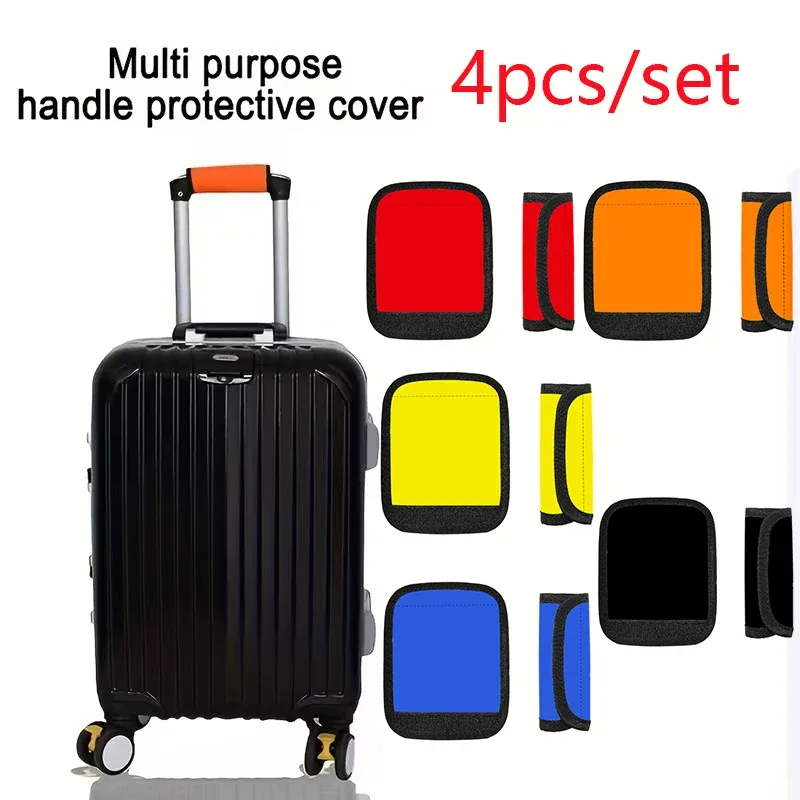 protège greffes poignée tissu multicouleur confort auto adhésif voyage sac valise pods trousseau cadeau