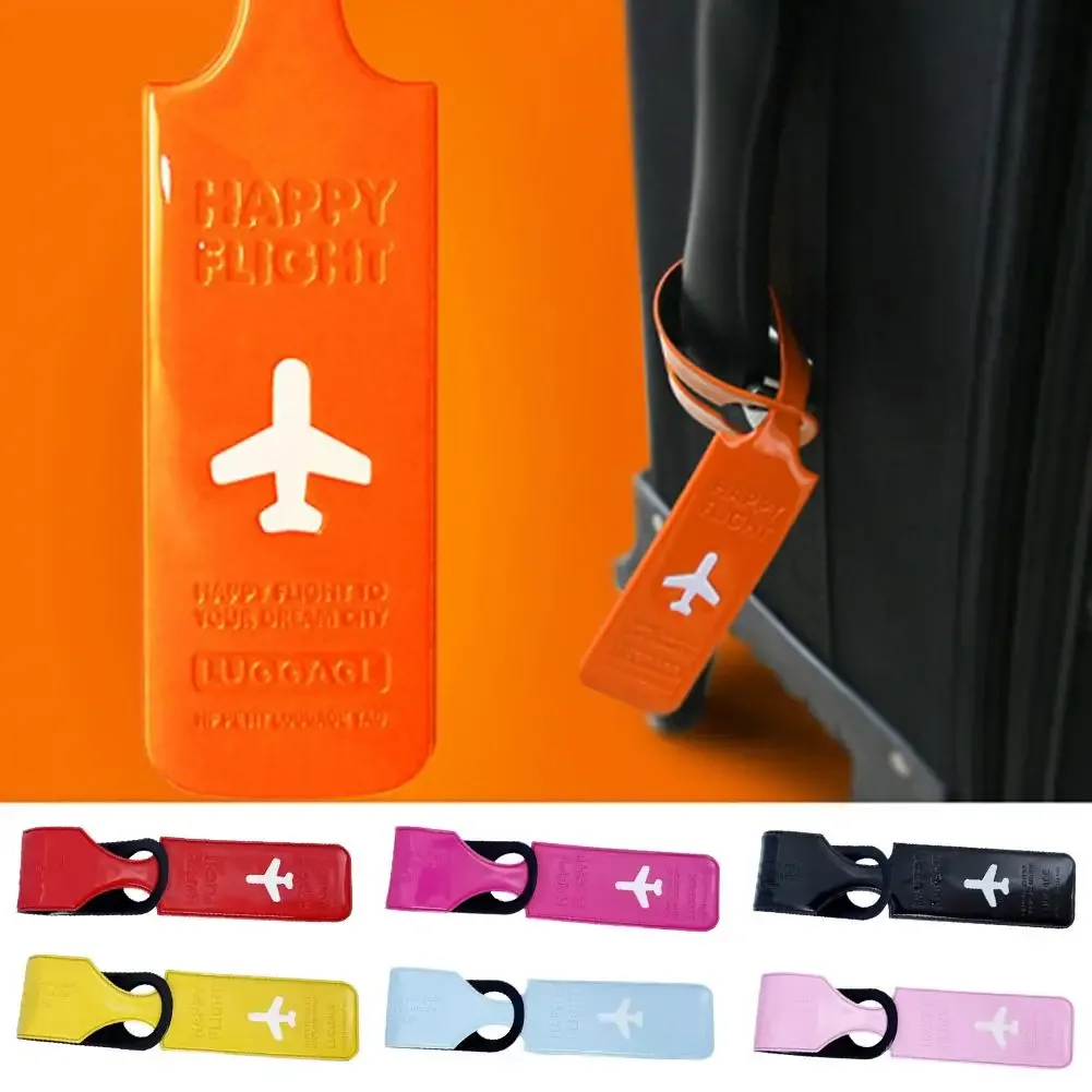 étiquettes de bagage de voyage couverture valise id porte-étiquette de bagage lettre étiquettes d'embarquement de bagages étiquette portable accessoires créatifs voyage