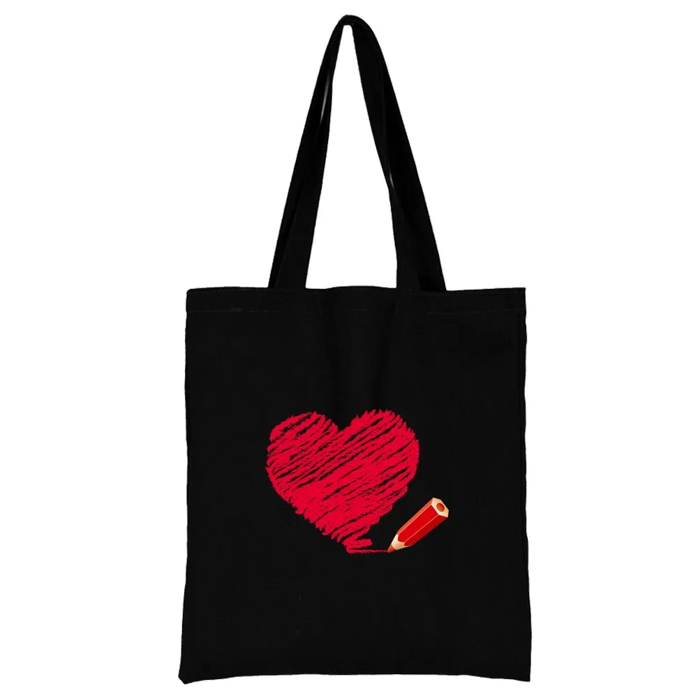 sacs en toile sac à main pour femmes shopper sac fourre-tout sac de créateur classique amour coeur modèle série petits sacs à bandoulière