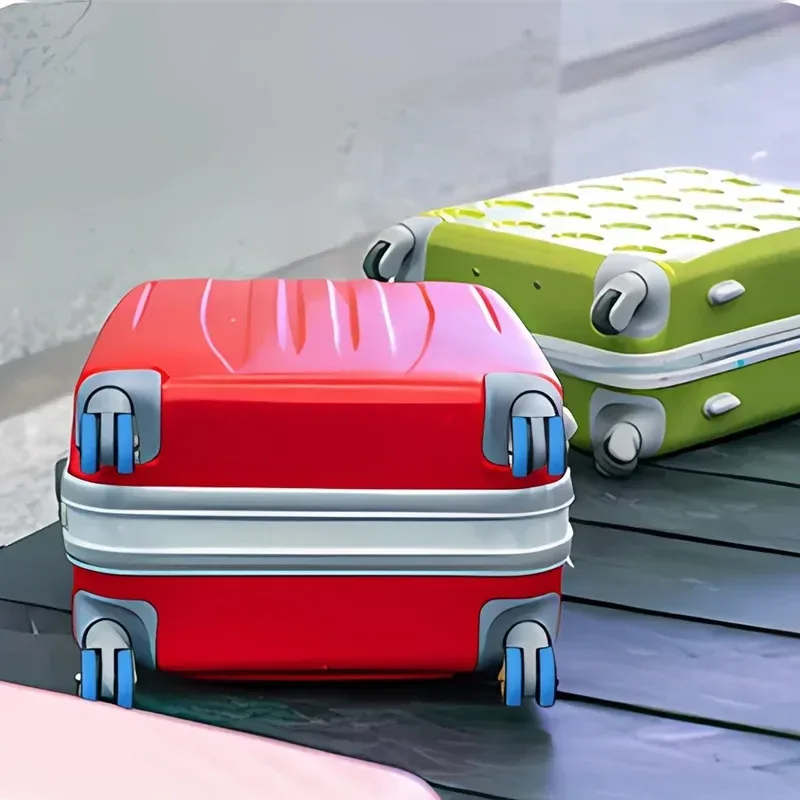 housse de protection pour roues de valise en silicone de couleur unie, pour la protection des bagages