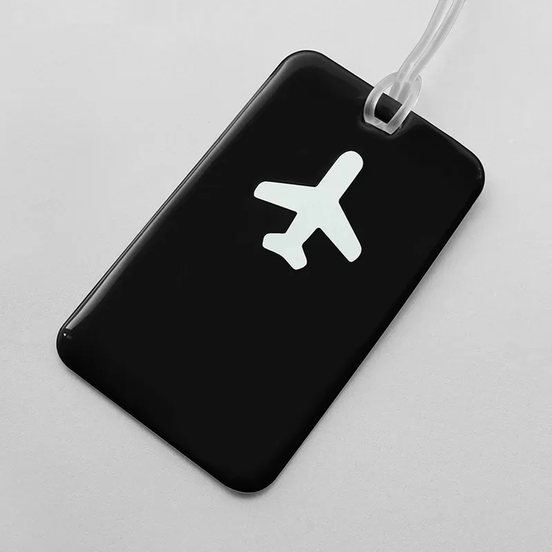 étiquette de bagage d'affaires de voyage de mode étiquette d'adresse de valise étiquette de valise d'embarquement étiquette nom id adresse clip accessoires de voyage