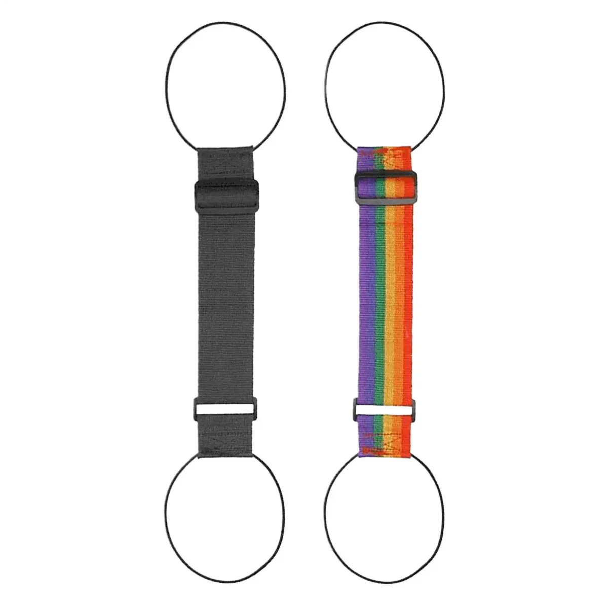 sangles de connexion pour bagages, arc-en-ciel, réglables, antivol, rallonges pour valises, sacs à dos de voyage et sacs de sport