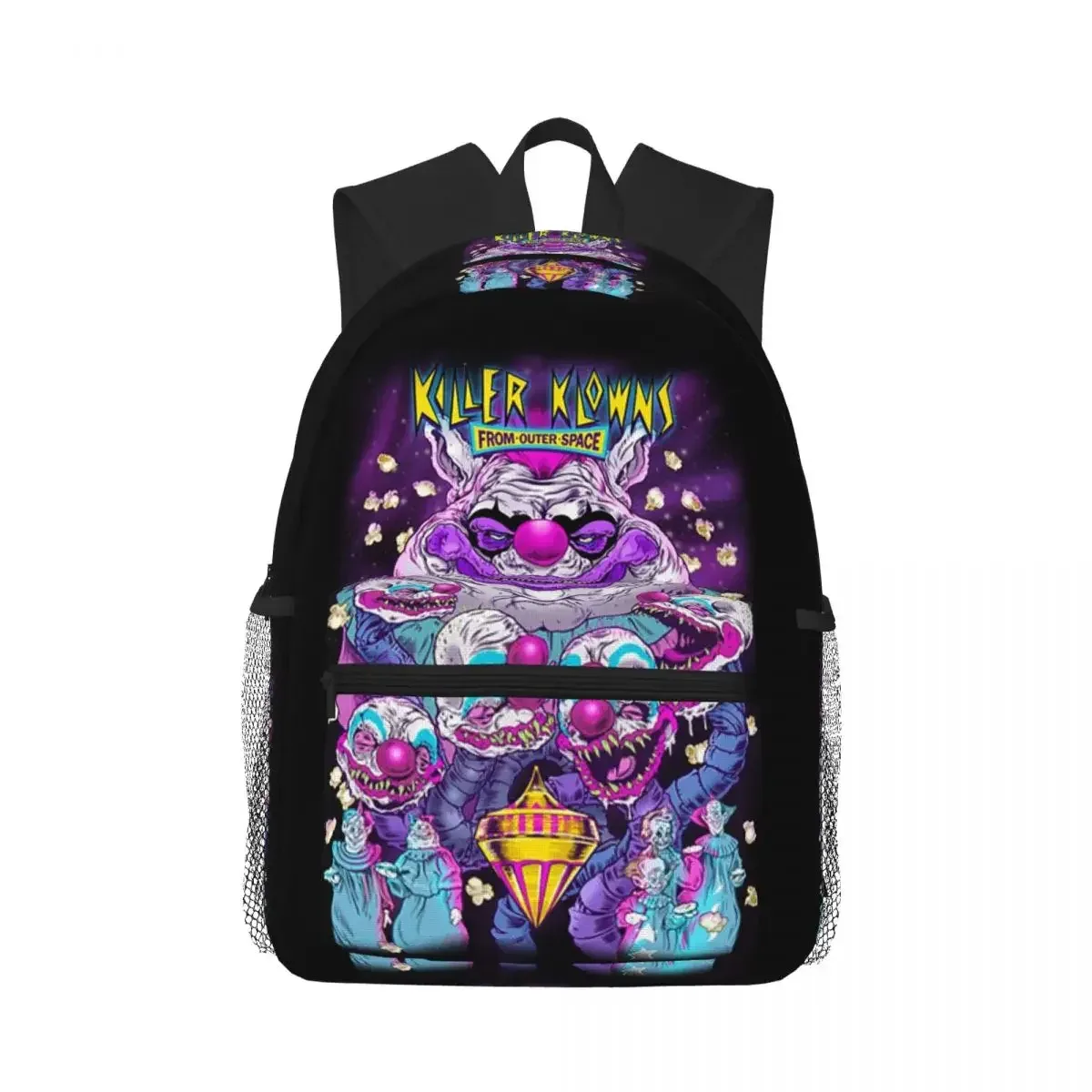 killer klowns from outer space sac à dos pour étudiants, sac d'école, sac à dos de randonnée, sac de voyage pour garçons et filles, sac à dos à la mode, sacs à bandoulière
