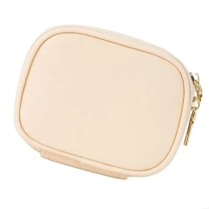 l74f mini trousse maquillage avec miroir led, 3 modes d'éclairage, petite trousse à cosmétiques rechargeable