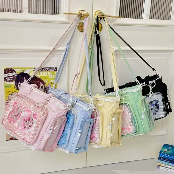 sac à bandoulière itabag japonais 2d motif ballerine grande façon, sac à main pour femme, cadeau pour amies
