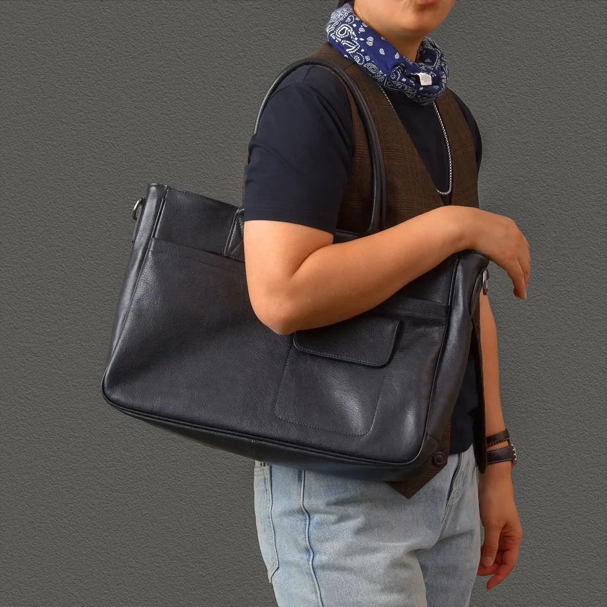 pndme – porte-documents vintage en cuir de vache de première qualité pour hommes, sac à main de luxe en cuir véritable fait à la main, sac messager