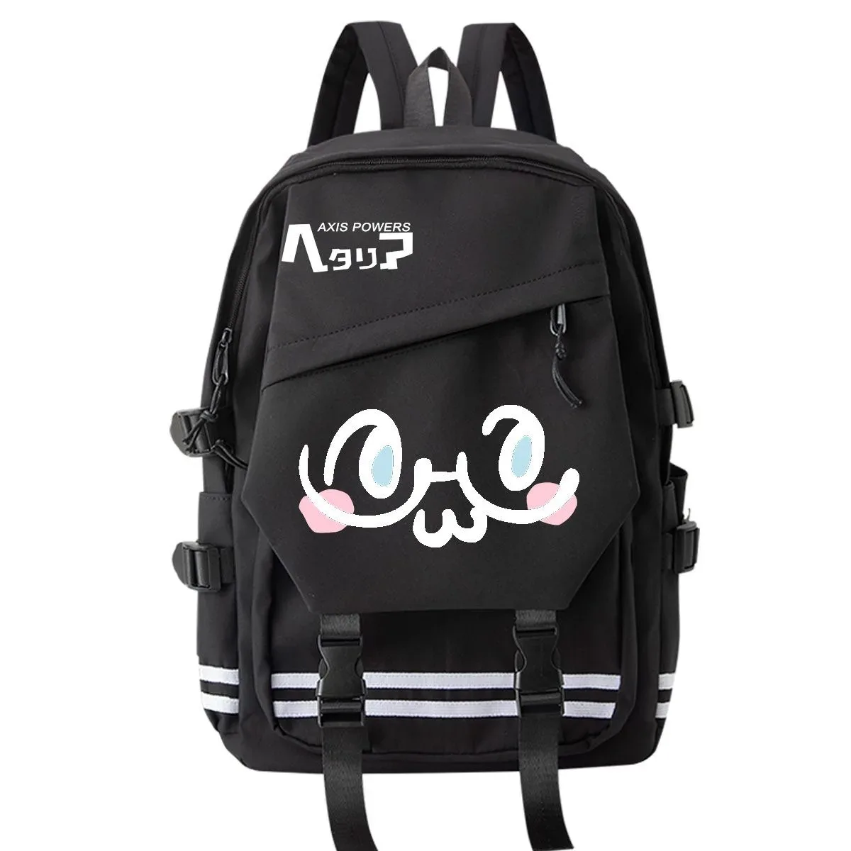 sac à dos axis power hetalia sac à dos d'école pour étudiants, imprimé de dessins animés mignons, léger, grande capacité, pour hommes et femmes, sacs à dos de voyage