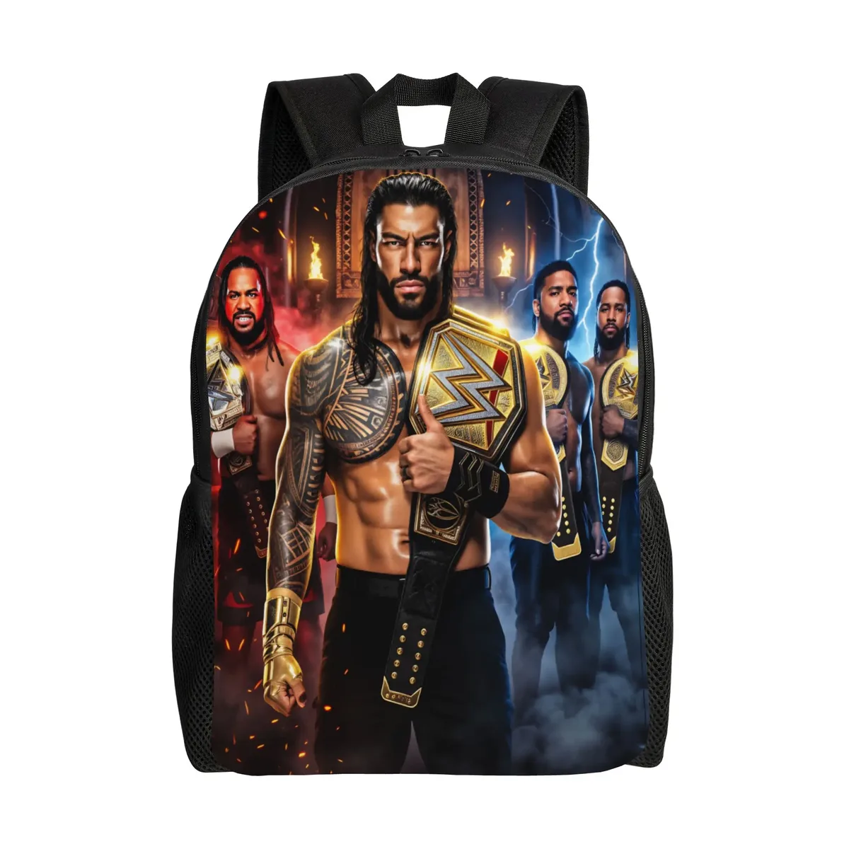 sac à dos de lutteur roman reigns, sacs à dos de cyclisme pour femmes et hommes, sacs décontractés pour lycéens, sac à dos respirant