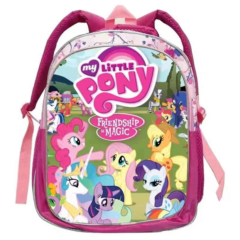 nouveau sac à dos scolaire mignon my little pony pour étudiants, licorne twilight, grande capacité, réduction de la charge, cadeau d'anniversaire