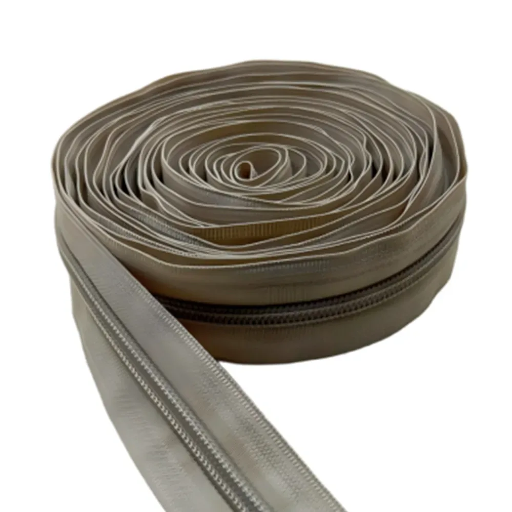 5 #   ruban de fermeture éclair en nylon arc-en-ciel sans curseur, 1-10m, fermetures éclair au mètre, kit de réparation de fermetures éclair pour sacs et fournitures
