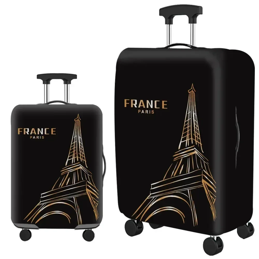 optics elastic world juste de protection pour bagages, fermeture éclair trempée, housses de valise pour sac de 18 à 32 pouces, housse de chariot, accessoires de voyage
