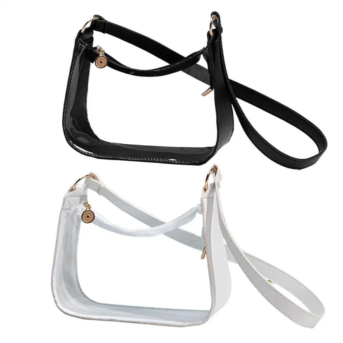 sacs à main transparents pour femmes, sacs fourre-tout transparents avec bandoulière réglable, sacs à main transparents pour femmes, concerts, festivals, événements, plage