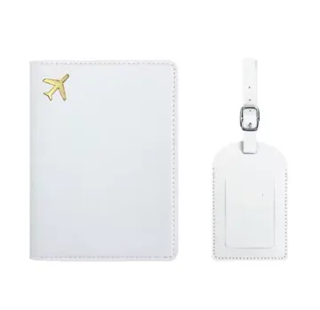 étiquette bagage cuir gravé avion doré gris orange beige noir rouge kaki rose vert voyage identité