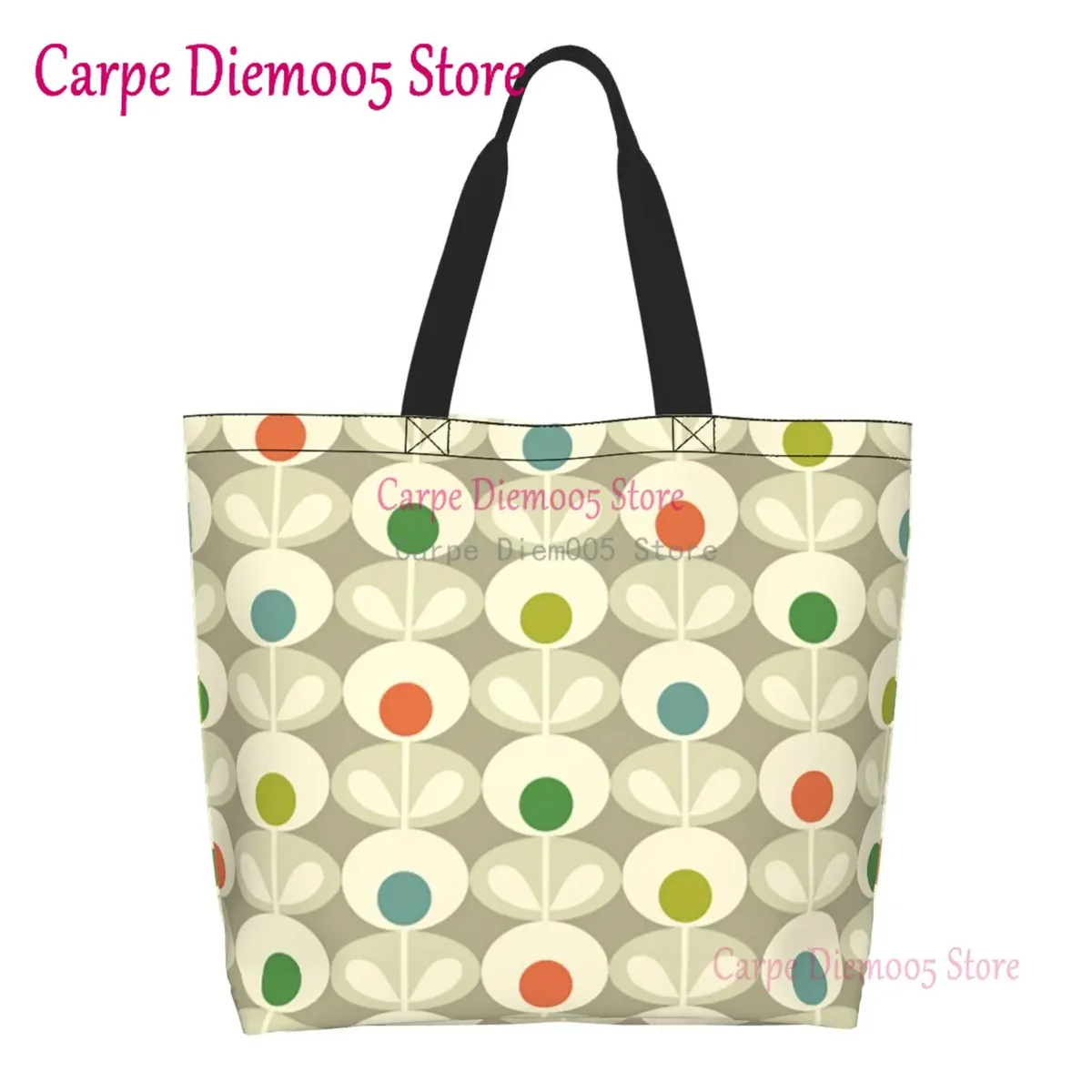 orla kiely sac fourre-tout grande capacité pour femme, sac d'épicerie pour femme, initié