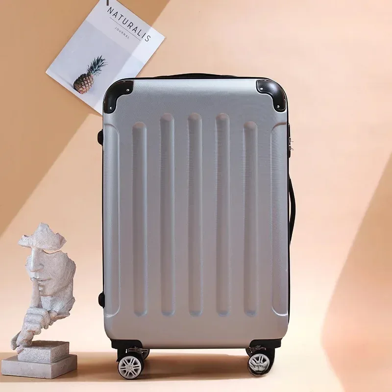 valise rétro personnalisable avec logo, bagage de voyage 20 pouces, bagage cabine en plastique abs, fabriqué en chine continentale