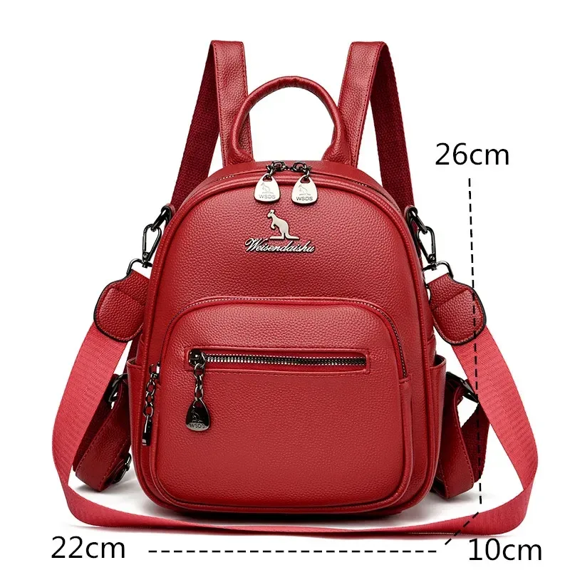 mini sac à dos en cuir pu de bonne qualité pour filles coréennes, sac à dos multifonctionnel de voyage, petit sac à main féminin, 2023