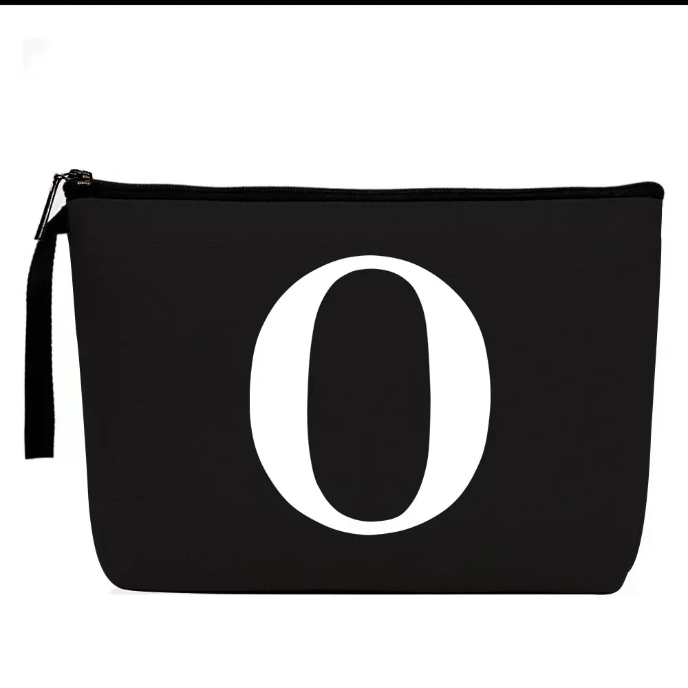 sac à cosmétiques à motifs de lettres, trousse de maquillage, organisateur d'articles de toilette, pochette de rangement de lavage, étui de maquillage pour cadeaux de mariage