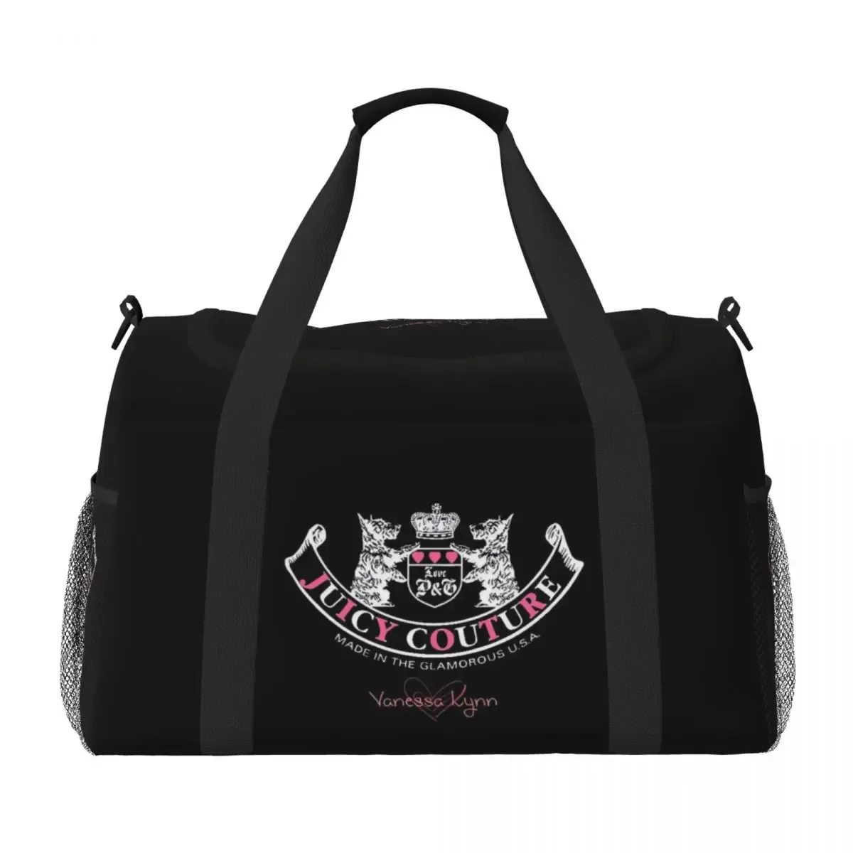 j-juicy-c-couture sac de voyage unisexe, sac à bandoulière, sac de cabine, sac fourre-tout grande capacité, sac de week-end, sac de sport