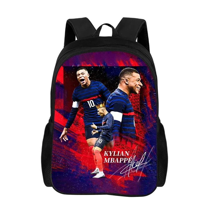 sac à dos m-mbappe pour l'école et les voyages, sac à dos pour enfant, sport de football, sac à dos pour enfants, sac à dos de star du football, cadeau