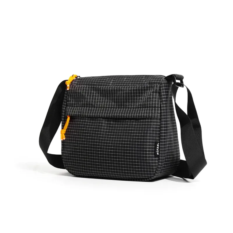 sac bandoulière unisexe, style japonais et coréen, simple, imperméable, petit sac carré léger, pour tous les jours, voyages en plein air, sac à bandoulière pour téléphone