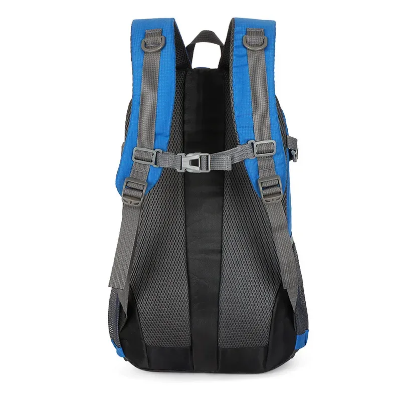 sac dos polyester classique bleu kaki noir ceinture coussin air poche limon fermeture éclair jacquard unisexe voyage