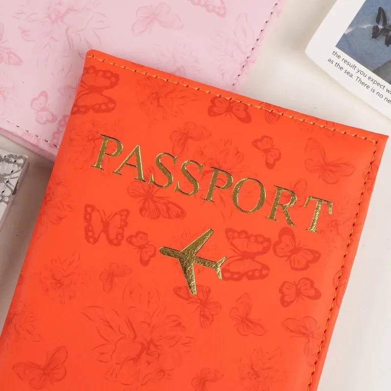 housse de protection pour passeport de voyage, porte-passeport, portefeuille, cadeau, étui pour cartes en cuir pu, sacs de rangement unisexes pour cartes