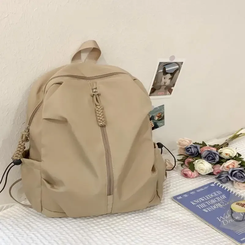 sac à dos de voyage léger au design simple, grande capacité, idéal pour les étudiants et les activités sportives