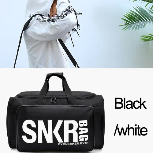grand compartiment multiple sport formation sacs de sport hommes sneaker sac de sport chaussures emballage cube organisateur sac à bandoulière étanche snkr