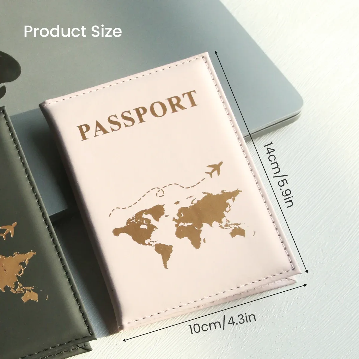 couverture de passeport, porte-passeport, organisateur de carte du monde, étui de protection pour cartes, porte-carte de crédit, document d'identité, portefeuille pour passeport